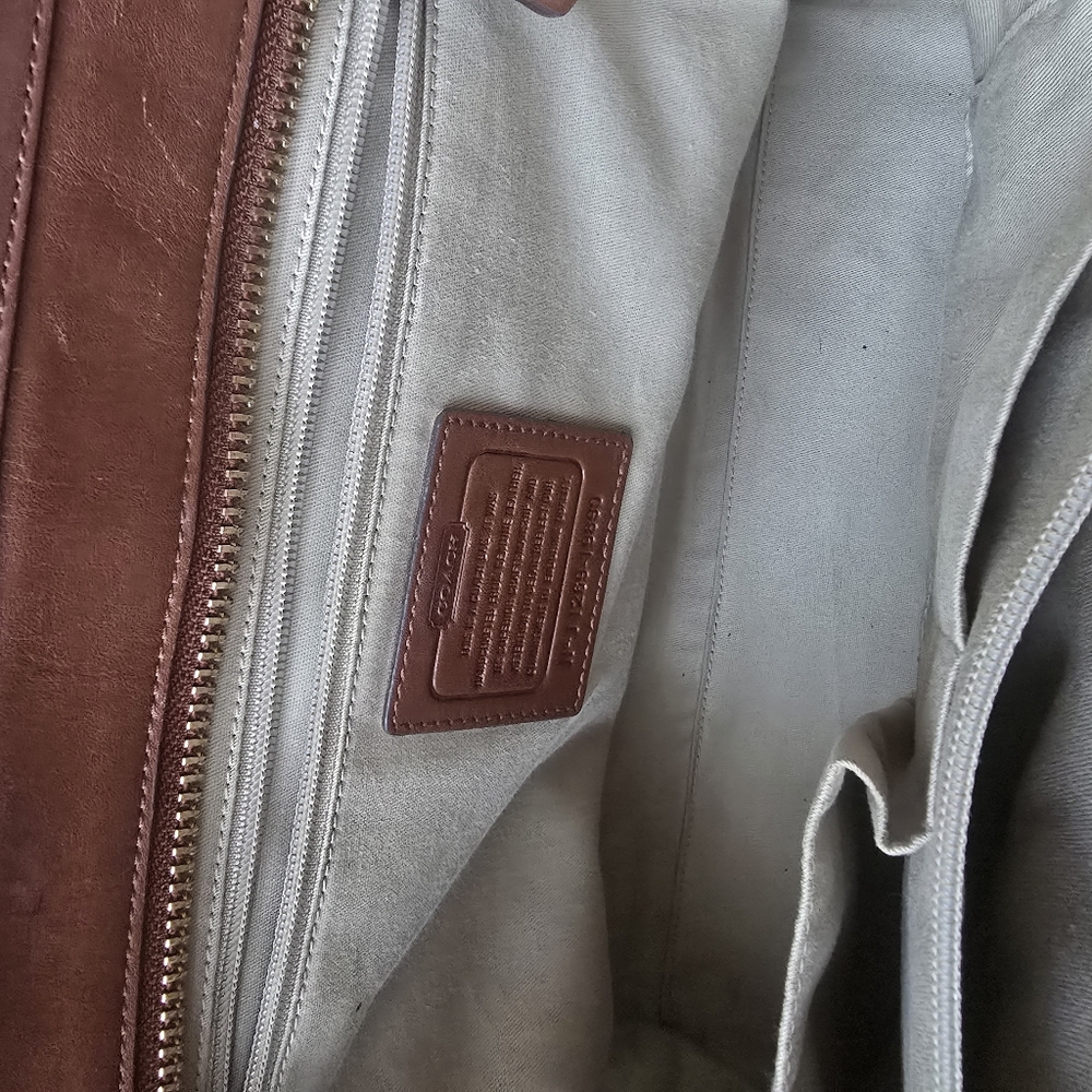 Coach Legacy Candace medium carryall cognac leather - Picture 4 of 11